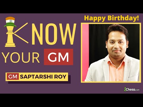 Happy Birthday to one of India's most dashing GMs Saptarshi Roy | Know your Grandmaster!