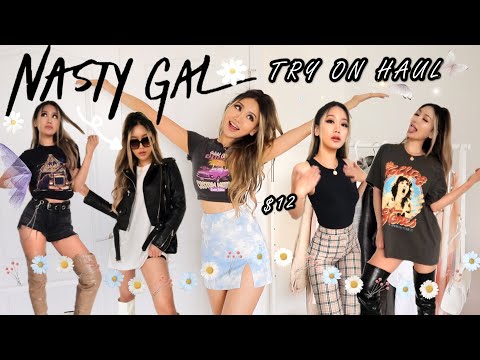 HOW TO STYLE EDGY OUTFITS | NASTY GAL try on haul Spring Summer 2020