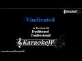 Vindicated (Karaoke) - Dashboard Confessional