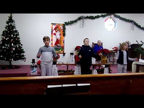 1-3-21 Candy Choir sings Deep and Wide at Island Grove Baptist Church