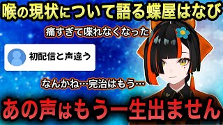 【雑談】声が初配信から変わってしまった件について語る蝶屋はなび【蝶屋はなび/ぶいすぽっ！/切り抜き】