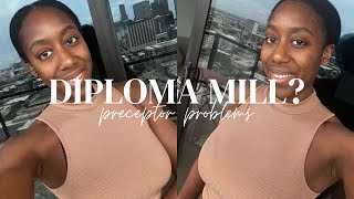 diploma mill | castlebranch | preceptor problems