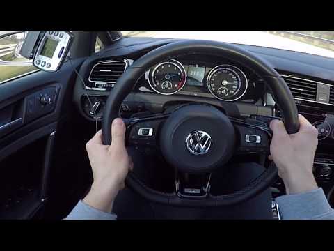 VW Golf 7 R Zeiten 100-250 KMH P-Box korrigiert! MK7 R Acceleration Autobahn Beschleunigung GOLFR