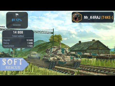 M46 Patton: 6000 Damage , 3 Frags - WOT BLITZ -