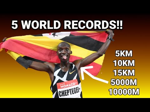 Joshua Cheptegei All world records