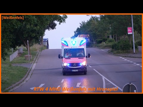 [Weißenfels] RTW 4 MHD Weißenfels mit Hornspiel