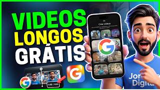 🚨IA do Google Cria VÍDEOS LONGOS GRÁTIS e SEM MARCA D'ÁGUA (Flow)