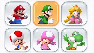 Super Mario Run - All Characters Unlocked + Gameplay