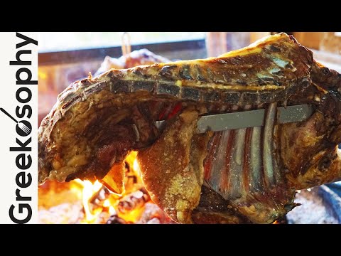 Cooking Greek With My Family - Grandad Manolis' Cretan Lamb Antikristo Recipe