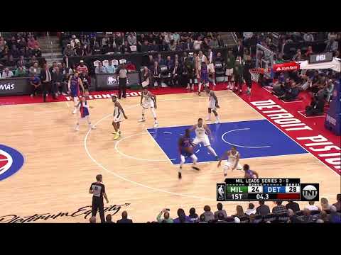 George Hill All Game Actions 04/22/2019 Milwaukee Bucks vs Detroit Pistons Highlights