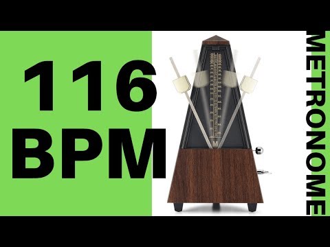 116 BPM Metronome - Click Track 116 Beats Per Minute