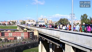 preview picture of video 'XXVII Medio Maratón Elvas-Badajoz (2014) Km 18-19'