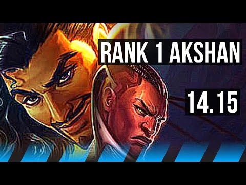 AKSHAN vs LUCIAN (MID) | Rank 1 Akshan, Rank 4, 70% winrate, 9/3/6 | EUW Challenger | 14.15
