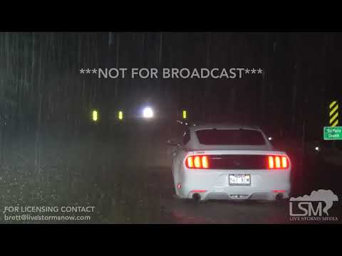 7-16-2019 Okolona, Ar Flash flood emergency, highways are rivers, cars stalled, homes flooded
