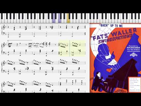 Bach Up To Me by Fats Waller (1938, Jazz piano)