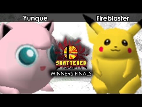 Smash 64: Yunque (Jigglypuff) V Fireblaster (Pikachu/Yoshi) - Shattered 55 Tournament SSB64