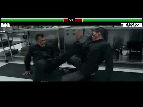 The Raid 2 - RAMA VS. THE ASSASSIN - (Final Fight PART 1) [RE-SOUND 🔊] With Healthbars