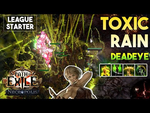 [3.24] Toxic Rain Build (League Starter) | Deadeye | Necropolis | Path of Exile 3.24
