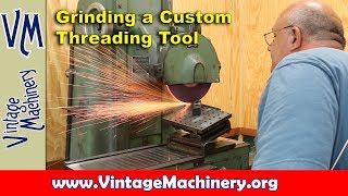 Grinding a Custom Threading Tool on the Surface Grinder