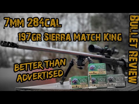 197gr Sierra Match King 7mm 284cal Bullet Review