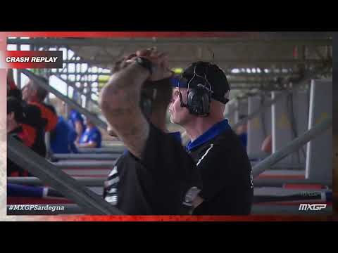 Seewer crash | MXGP Race 1 | MXGP of Sardegna 2023