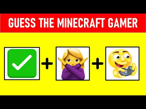 Can You Guess The Minecraft Youtuber? | Emoji Quizzy World