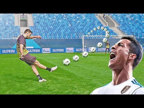This AMATEUR shoots better Free Kicks than Cristiano Ronaldo
