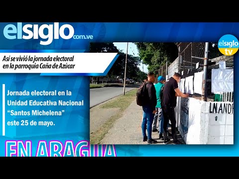 Así se vivió la jornada electoral en la parroquia Caña de Azúcar