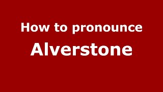 How to pronounce Alverstone