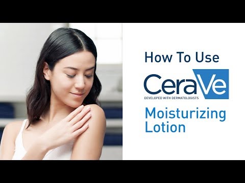 Drėkinamasis veido ir kūno losjonas sausai ir labai sausai odai Cerave Moisturising Lotion, 236 ml video