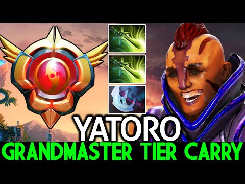 YATORO [Anti Mage] Grandmaster Tier Carry Crazy 2x Buterfly Dota 2