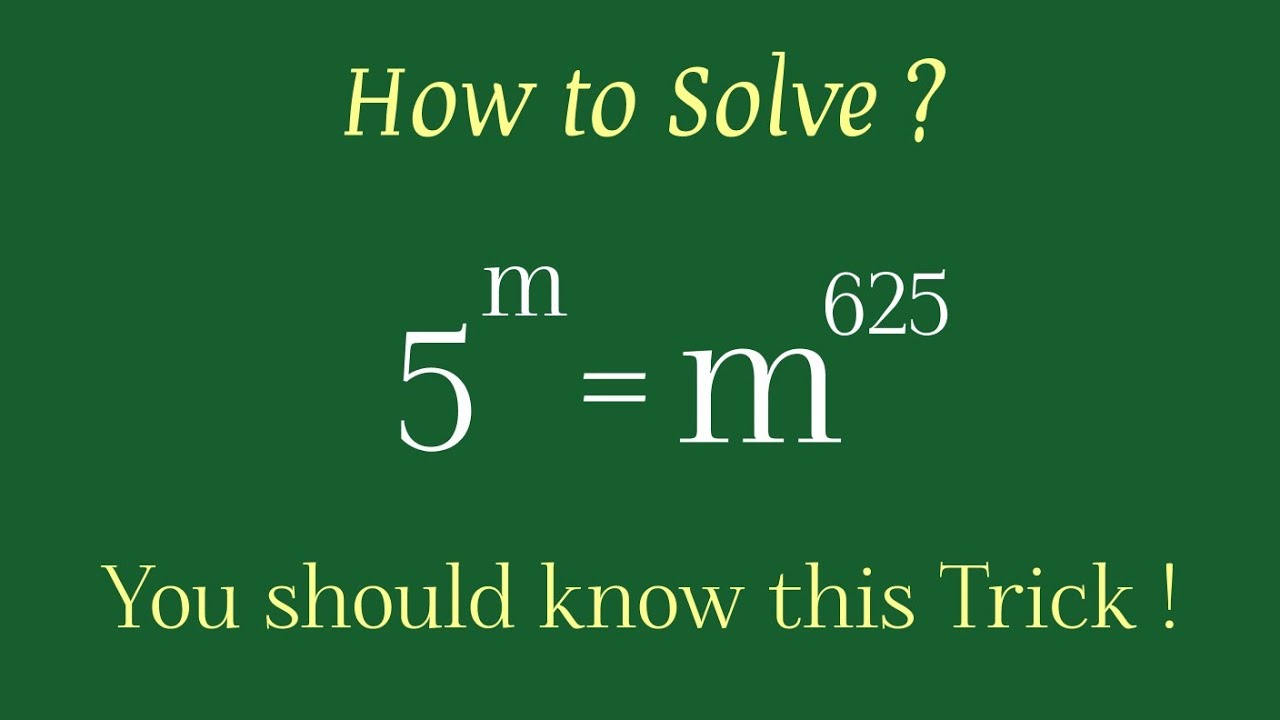 Germany | Very Nice Maths Exponential Problem | Maths Olympiad Question