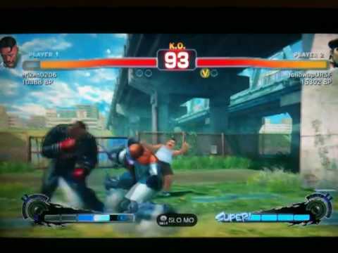 SUPER STREET FIGHTER 4 XBOX LIVE RANKED MATCH- eriken0206 VS followupURSF