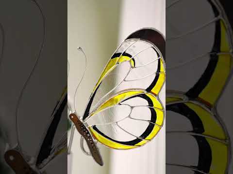 Stained glass butterfly from VitrageArt