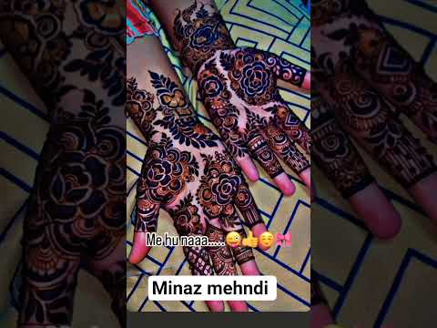 bridal mehndi minaz design 💯✨