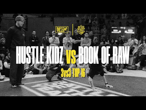 Hustle Kidz vs Book of Raw | 3vs3 Top 16 | BOTY CE X HHPC 2023