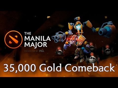 35,000 Gold Comeback Tinker is back to proscene — Manila Major Dota 2