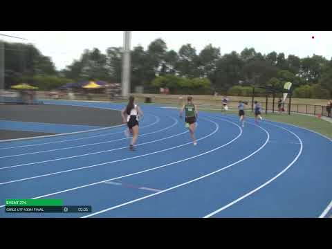 Girls U17 400m Final : 2024-25 State Track and Field Championships