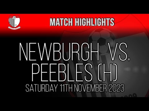 Newburgh vs. Peebles Rovers - 11/11/23