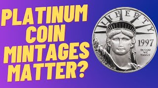 PLATINUM Coin Mintages! Do They Matter? Low Mintage Platinum Coins High Return On Investment?