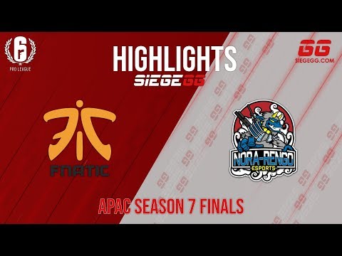 Fnatic vs NORA | R6 Pro League S7 Highlights