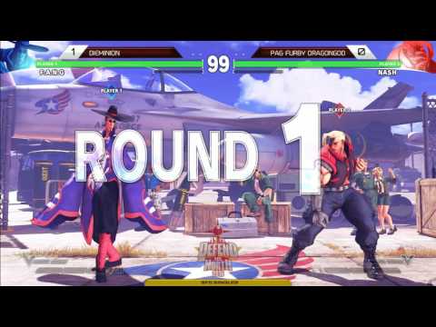 Street Fighter V Tournament: Defend the North 2016 Day 2  - Dieminion (FANG) v Dragongod (Nash)