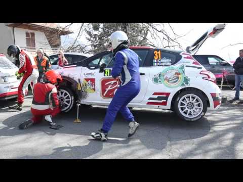 Cambio gomma Casella - Caputo, Bajardo  - 63° Rallye di Sanremo