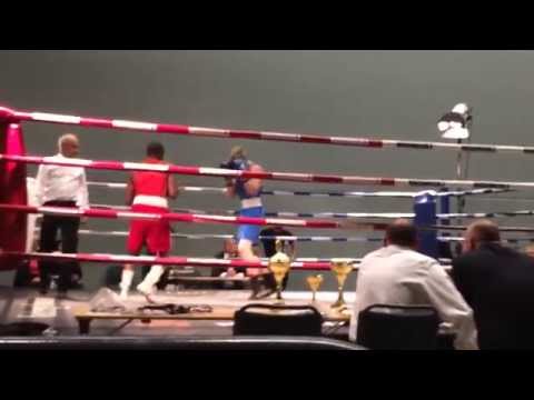Rasmus Broman VS Clarence Goyram Varberg Fight Night 2014 Rond1