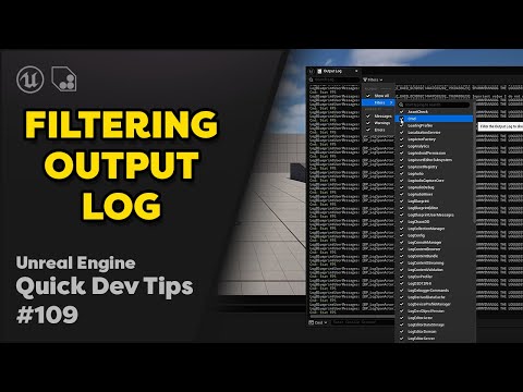 Quick Dev Tip # 109 UE5 - Filtering Output Logs