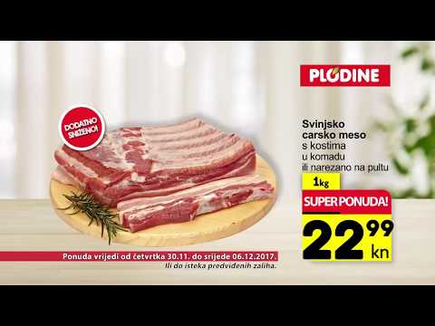 Plodine tjedna akcija od 30.11.-06.12.2017.