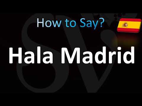 How to Pronounce ''Hala Madrid'' Correctly! (Spanish)