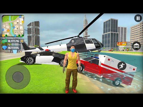 Ambulance Police Officer Car Helicopter Chase Duty Open World Monster Truck SIM - Android Gameplay.