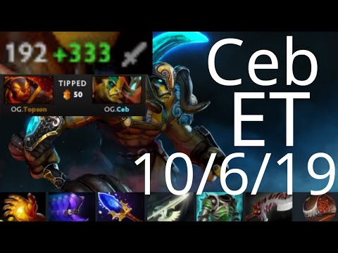 Ceb Elder Titan vs Ursa, Puck, Timbersaw - is carry - OG vs Tundra DPC dota2