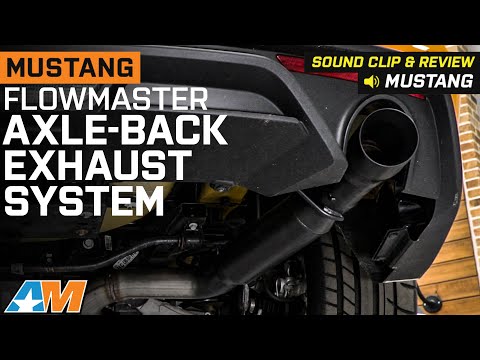 2015-2023 Mustang EcoBoost Flowmaster Outlaw Axle-Back Exhaust System Review & Sound Clip